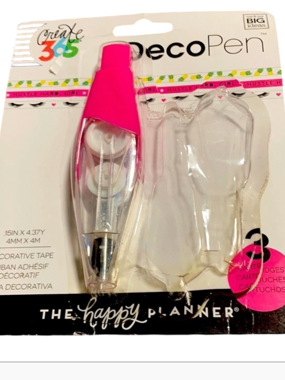 me & my BIG ideas DSP-11 Create 365 The Happy Planner Deco Pen, Rainbow Hearts
